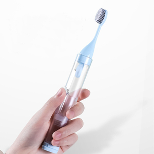 Sikat Gigi Ortodontik Portabel 2 Dalam 1 Sikat Gigi Isi Ulang Perjalanan Berbentuk V Bulu Dapat Dilipat - Product Image 5