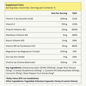 Complément alimentaire sans sucre à saveur citron pour le soutien du foie et la récupération après une gueule de bois, sous marque privée OEM, avec 1000 mg de <span class=keywords><strong>DHM</strong></span> et multi-vitamines - Product Image 6