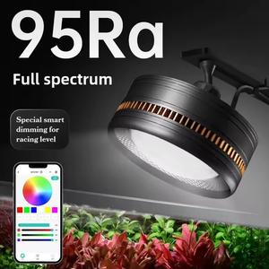 Luz inteligente <span class=keywords><strong>para</strong></span> tanque de peces, 60W, 80W, 100W, controles de aplicación, atenuador de espectro completo, luz descendente acuática <span class=keywords><strong>para</strong></span> estanque de peces de agua de hierba, <span class=keywords><strong>luces</strong></span> de acuario - Product Image 4