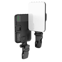 Mini lampe LED portable à clip 660 Lux CRI 97+ pour diffusion en direct, réunions, utilisation sur ordinateur portable (température de couleur réglable 2500-6500K)