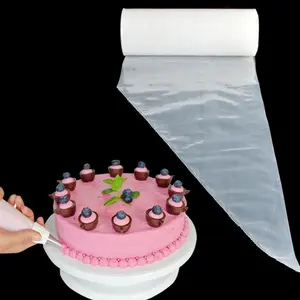 Disposable PE Cake Decorating Kits Tipless Pastry Piping Bag LDPE Disposable Icing Bags