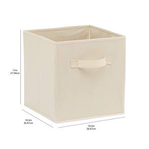 New Design Foldable <b>Bins</b> Storage Organizers Cube Box Non Woven Fabric Storage Boxes for Clothes - Product Image 2