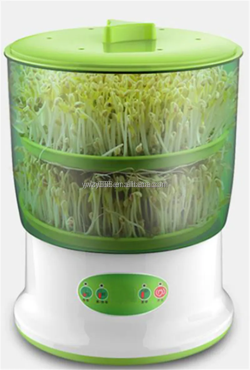 New Multifunctional Homemade Sprout 2-Layer Automatic Bean Sprouts Machine 110V 
