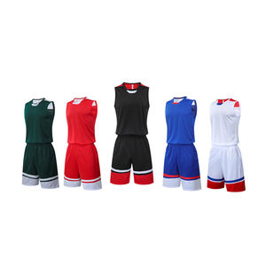 Grosir kosong Polyester sublimasi Mesh kaus basket pria seragam olahraga basket Custom jersey basket - Product Image 1