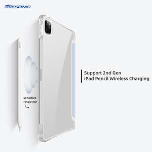 Funda Magnética para Tablet con Cubierta Trasera Transparente y Suave para Samsung <span class=keywords><strong>Galaxy</strong></span> <span class=keywords><strong>Tab</strong></span> A9 de 8.7 Pulgadas - Product Image 3
