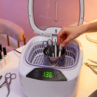 Nettoyeur à ultrasons amélioré LifeBasis pour salons de manucure avec certifications CE/ETL/PSE/GS