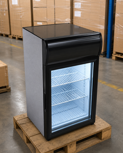 Oumeite 42L comercial de una sola temperatura pantalla Vertical nevera supermercado bebidas enfriador mecánico - Product Image 3