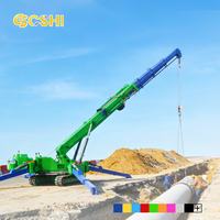 Grue araignée de 1,5 tonne à vendre, certifiée CE, mini-grue sur chenilles hydraulique avec télécommande