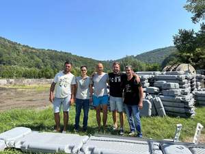 तैयार फ्लोटिंग pv सौर ऊर्जा संयंत्र औद्योगिक घर का उपयोग एनोडाइज्ड एल्यूमीनियम या एचडीपे फ़जियान - Product Image 5