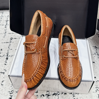 Mocassins plissés à lacets en faux daim pour femmes, chaussures bateau plates décontractées et confortables pour le quotidien et le bureau, également adaptées aux hommes