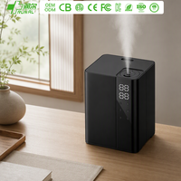 RUNAL 6L Humidificateur d'air ultrasonique intelligent à brume froide et chaude, chauffage à 100 degrés, télécommande, pour usage domestique