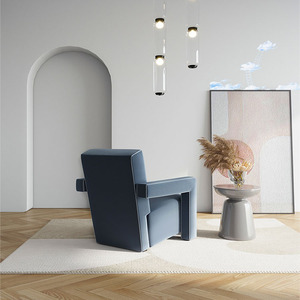 Risamshan — canapé de salon moderne avec cadre en bois, <span class=keywords><strong>fauteuil</strong></span> de luxe <span class=keywords><strong>jaune</strong></span> et une place, pour hôtel, style <span class=keywords><strong>Vintage</strong></span> - Product Image 4
