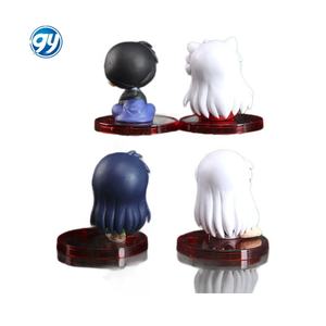 4 piezas <span class=keywords><strong>Inuyasha</strong></span> figura Anime dibujos animados Kagome Higurashi Miroku Sesshomaru muñeca estatua de juguete - Product Image 5