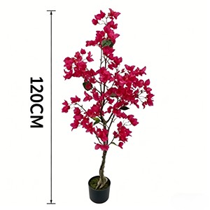 High Quality Real Touch <b>Artificial</b> Silk Bougainvillea <b>Trees</b> Durable <b>Indoor</b> Desktop Plants - Product Image 2
