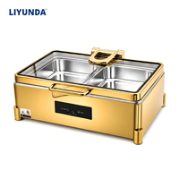 Chauffe-Plat Électrique Liyunda de Haute Qualité avec Système Hydraulique – Équipement de Service Alimentaire pour Buffets, Restaurants et Cafés