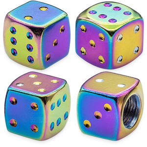 Capuchon de valve de <span class=keywords><strong>pneu</strong></span> de voiture au design unique et aux couleurs éblouissantes, en alliage d'aluminium brillant, anti-poussière, capuchon de valve de <span class=keywords><strong>pneu</strong></span>, capuchon de valve - Product Image 5