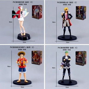 ฟิกเกอร์ตัวการ์ตูนแดงหนึ่งชิ้นจากภาพยนตร์การ์ตูน Luffy Sanji Zoro รูปแบบการตกแต่งของเล่นสะสมรูปปั้นศิลปะภาพยนตร์ - Product Image 2
