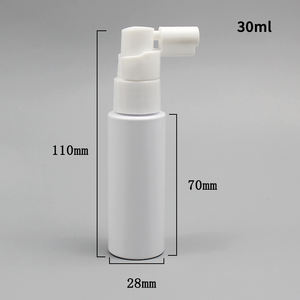 Orale nasal-throat-Nebelauslösung Plastikflasche leere Flüssigkeits-Sprühdose kundenspezifische lange Düse PET-Flasche Spray - Product Image 1