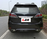 LANDOR Kit carrosserie noir de haute qualité pour RX350 2009-2015 2020 Sport Phares LED/Pare-chocs avant/Feux arrière Rétrofit/Mise à niveau