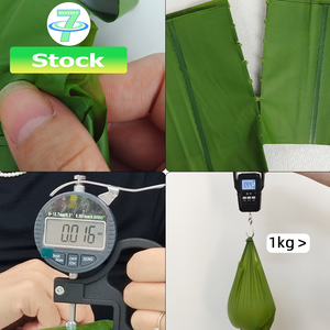 Garanti 7D taches caca sac HDPE EPI vert couleur unie T-shirts sac expédition rapide doggy pet chien caca sac - Product Image 6