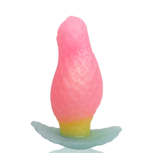 Tapón Anal SM para Hombres y Mujeres, Dilatador de Silicona Seguro para la Masturbación con Forma de Fresa - Product Image 1