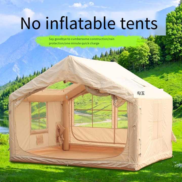 7.5 square Meters Inflatable Tent Camping Portable Folding Outdoor ...