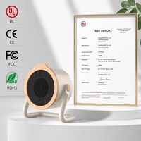 Mini radiateur électrique portable 220V avec support, design circulaire, pour la maison, le bureau et la chambre