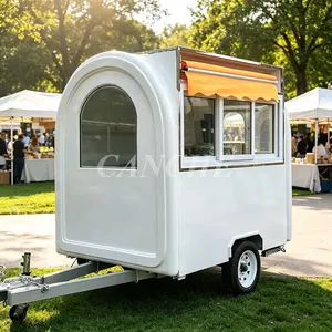 Remolque de Comida Comercial Mini de 2.2m, Carrito de Catering para Helados y Café, Camión de Comida Móvil para Europa - Product Image 1