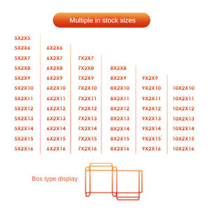 50 Stuks 350G Vierkante Kartonnen Dozen Met Goudfolie Maatwerk Recyclebaar Opvouwbaar Ontwerp Voor Cadeau-En Ambachtelijke Verpakkingen - Product Image 2