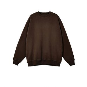 เสื้อสเวตเชิ้ตคอกลมผ้าคอตตอนผสม 350 กรัม คุณภาพสูง ผลิตตามสั่ง OEM MOQ ต่ำ สำหรับผู้ชายและผู้หญิง รุ่น H5485 - Product Image 5