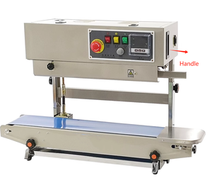 Scellage horizontal vertical 0-13 m/min de machine de cachetage de sac en plastique de ceinture continue automatique nouveau <span class=keywords><strong>prix</strong></span>/fabricant pour l'aluminium - Product Image 6