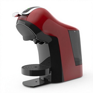 Cafetera de Cápsulas Roja y Negra, Cafetera de Monodosis con Bomba de Presión de 16-20 Bares, Cafetera Eléctrica Compacta para Espresso, para el Hogar, la Oficina y Hoteles - Product Image 2