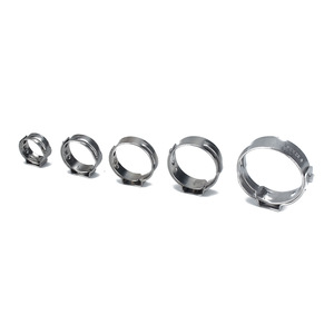 Abrazadera de un Solo Oído para Tubería PEX de Acero Inoxidable 304, 60 Piezas, Métrica, Uso Industrial General - Product Image 2