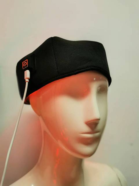 Pulsed Red & Near Infrared Light Therapy Hat 660nm 830nm 10Hz 40Hz 120 LEDs Auto Shut Off USA Warehouse