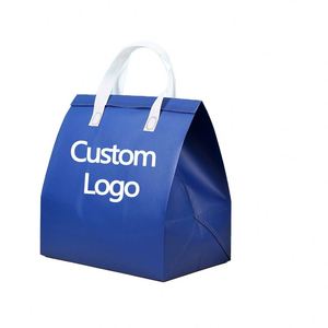 Custom Eco-Friendly 15L 30L Carton Thermo Cooler Bags Disposable Take Away Food Packaging Delivery Non Woven Aluminum Cartoon - Product Image 3