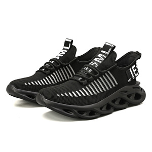Tomaia in maglia volante alla <span class=keywords><strong>moda</strong></span> e versatile per scarpe sportive da uomo casual per camminata lenta e sana - Product Image 4