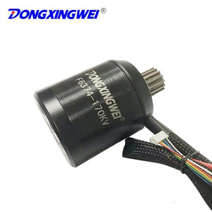Motor CC sin escobillas Dongxingwei F6374 con polea de correa síncrona de 5M para scooter eléctrico - Product Image 2
