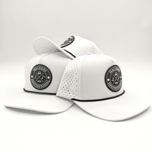 Casquette de baseball unisexe réglable à 5 panneaux en polyester 100% de haute qualité avec motif léopard personnalisé et logo brodé - Product Image 5