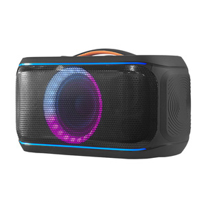 Portable Karaoke <b>Speaker</b> 200W With Microphone Colorful LED Light Rechargeable Battery Mini <b>Speaker</b> Outdoor Use - Product Image 3