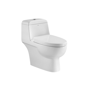 Inodoro de Una Pieza Moderno de Cerámica con Doble Descarga, Montado en la Pared, Marca Arrow - Product Image 3