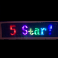Panel LED Flexible RGB con Matriz, Control por Aplicación de Smartphone a través de Bluetooth, Letrero con Mensaje Desplazable para Ventana de Taxi