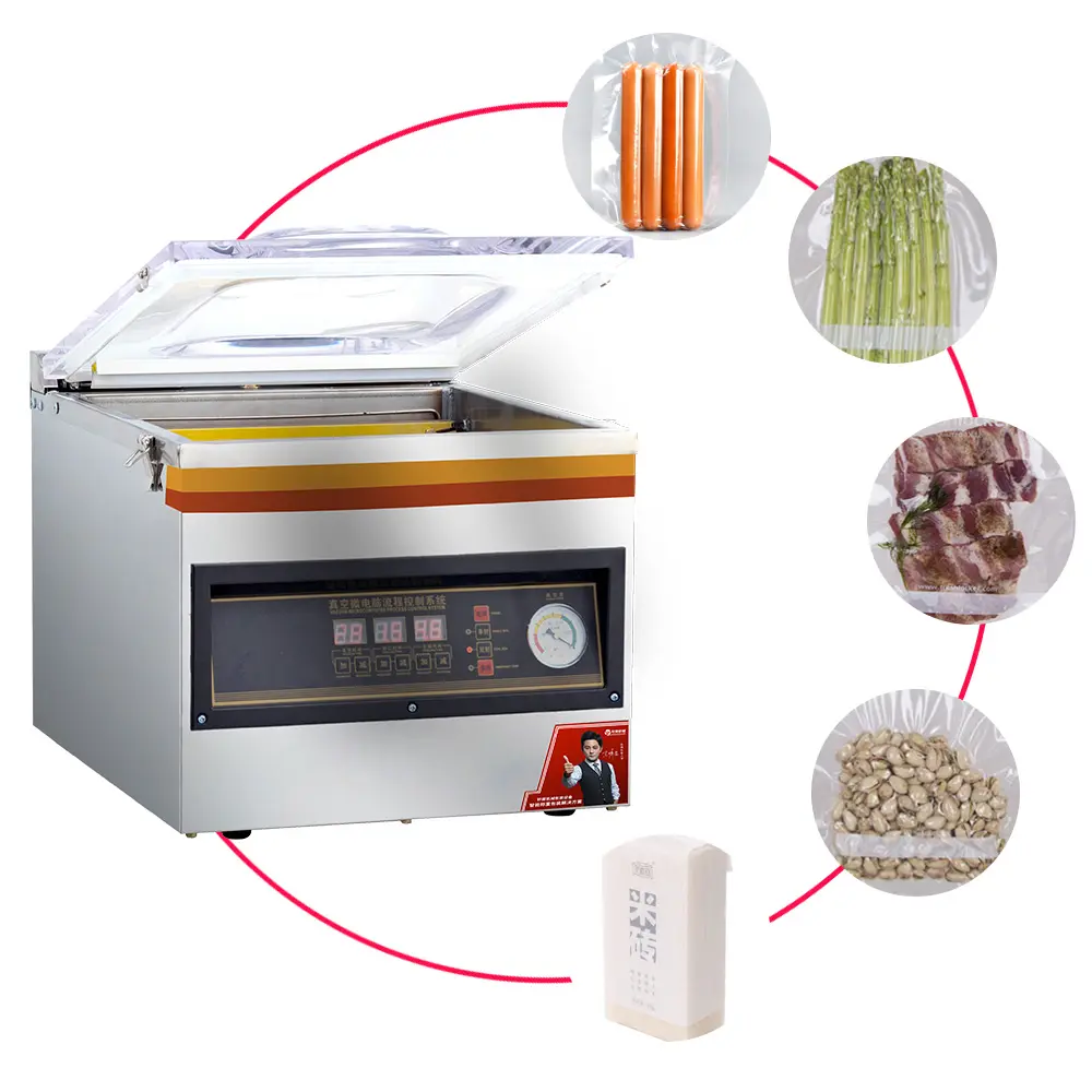 10 Kgs Beef Tenderloin Vegetable Lamb Rice Bread Lettuce Almond Walnut Coffee Vacuum Packing Machine For Durian 500g