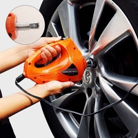 Cric hydraulique électrique multifonctionnel portable pour voiture 12V DC avec clé électrique, pompe à air et marteau