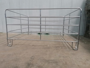 Nặng 16ft Mạ Kẽm Chăn Nuôi Gia Súc Hàng Rào Vòng Trang Trại Cổng Dễ Dàng Lắp Ráp Khung Thép Tráng Nhúng Nóng Hoàn Thiện Gia Súc Ngựa - Product Image 4