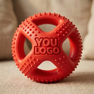 Nuevo Juguete Masticable de TPR Resistente para Perros, OEM y ODM, para Limpieza de Dientes, Juguete de Goma para Mascotas, para Masticadores Agresivos - Product Image 2