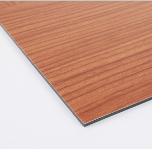 Panneaux muraux décoratifs extérieurs légers et ignifuges en composite d'<span class=keywords><strong>aluminium</strong></span> à <span class=keywords><strong>texture</strong></span> bois, écologiques, 3 mm/4 mm, pour hôtels modernes - Product Image 4