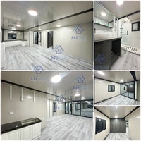 Casa Contenedor Prefabricada Expandible de Lujo de 20 y 40 Pies, Lista para Enviar, con 1, 2, 3, 4 o 5 Dormitorios, Portátil, en Venta