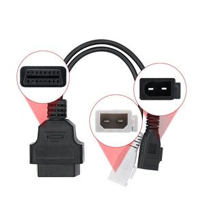 موثوقة وغير مكلفة OBD1 2 دبوس إلى OBD2 16 دبوس البلاستيك متوافق مع تسخير الأسلاك السيارات القديمة أودي - Product Image 2