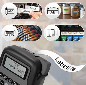 E1000 Pro Portable <strong>Label</strong> Printer Keyboard <strong>Label</strong> <strong>Maker</strong> Handheld Industrial <strong>Label</strong> <strong>Machine</strong> for Industrial/Cable - Product Image 5