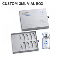 Boîtes d'emballage personnalisées pour flacons de 3 ml, boîte rigide avec doublure en éponge pour l'expédition et l'emballage des petites entreprises